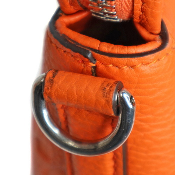 Gucci Piuma Calfskin Jumbo Shoulder Bag Orange - Picture 7 of 9